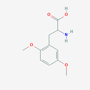 molecular formula C11H15NO4 B3030490 2,5-DIMETHOXY-DL-PHENYLALANINE CAS No. 91280-31-8