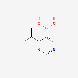 molecular formula C7H11BN2O2 B3030498 4-Isopropylpyrimidine-5-boronic acid CAS No. 913835-27-5