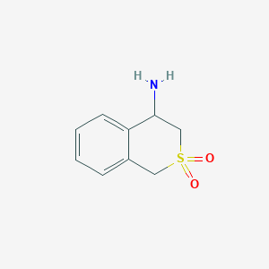 molecular formula C9H11NO2S B3030535 4-氨基异硫色满2,2-二氧化物 CAS No. 916420-33-2