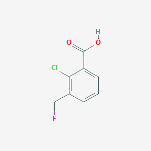 B3030542 2-Chloro-3-(fluoromethyl)benzoic acid CAS No. 916791-84-9