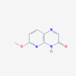 molecular formula C8H7N3O2 B3030546 6-Methoxypyrido[2,3-B]pyrazin-3(4H)-one CAS No. 917344-37-7