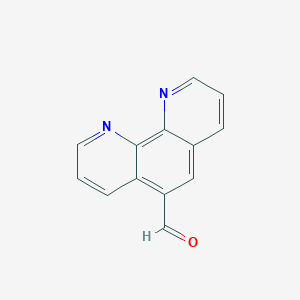 molecular formula C13H8N2O B3030548 1,10-Phenanthroline-5-carbaldehyde CAS No. 91804-75-0