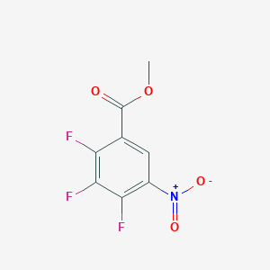 molecular formula C8H4F3NO4 B3030552 2,3,4-三氟-5-硝基苯甲酸甲酯 CAS No. 918321-24-1