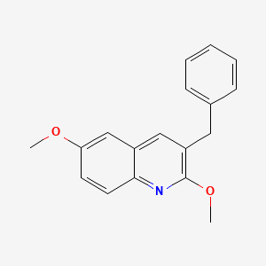 molecular formula C18H17NO2 B3030554 3-Benzyl-2,6-dimethoxyquinoline CAS No. 918518-76-0