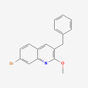 3-Benzyl-7-bromo-2-methoxyquinoline