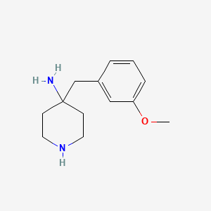 4-(3-Methoxybenzyl)piperidin-4-amine
