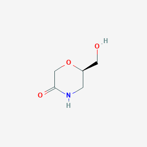 (R)-6-(Hydroxymethyl)morpholin-3-one