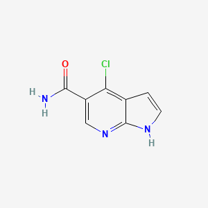 4-chloro-1H-pyrrolo[2,3-b]pyridine-5-carboxamide