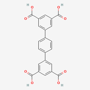 molecular formula C22H14O8 B3030570 5-[4-(3,5-dicarboxyphenyl)phenyl]benzene-1,3-dicarboxylic acid CAS No. 921619-89-8