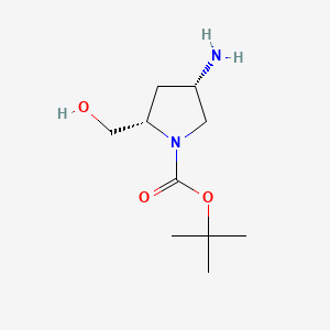 (2S,4S)-tert-butyl 4-amino-2-(hydroxymethyl)pyrrolidine-1-carboxylate