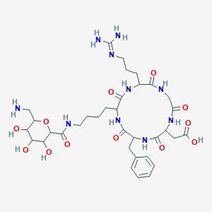 molecular formula C34H52N10O12 B3030575 Galacto-RGD CAS No. 922175-70-0