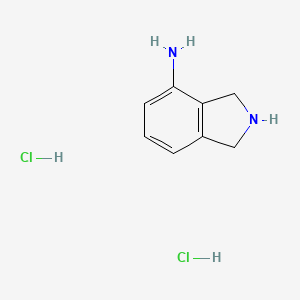 molecular formula C8H12Cl2N2 B3030578 Isoindolin-4-amine dihydrochloride CAS No. 92259-85-3