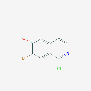 7-Bromo-1-chloro-6-methoxyisoquinoline