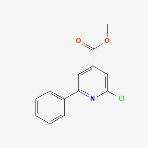 Methyl 2-chloro-6-phenylpyridine-4-carboxylate