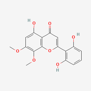 molecular formula C17H14O7 B3030588 Viscidulin II 