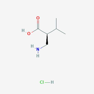 (S)-2-(Aminomethyl)-3-methylbutanoic acid hydrochloride