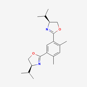 B3030606 (S,S)-4,6-Bis(4-isopropyl-2-oxazolin-2-yl)-m-xylene CAS No. 929896-22-0