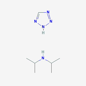molecular formula C7H17N5 B3030616 Diisoropyl Ammonium Tetrazolide CAS No. 93183-36-9