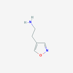 molecular formula C5H8N2O B3030628 2-Isoxazol-4-YL-ethylamine CAS No. 933726-31-9