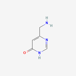 molecular formula C5H7N3O B3030630 6-(Aminomethyl)pyrimidin-4-ol CAS No. 933756-94-6