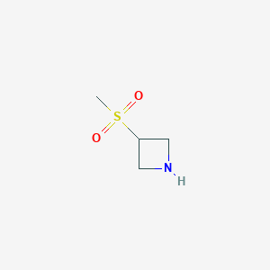 molecular formula C4H9NO2S B3030638 3-Methylsulfonyl-azetidine CAS No. 935668-43-2