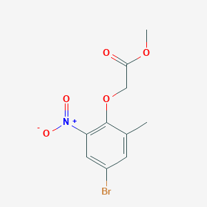 Methyl 2-(4-bromo-2-methyl-6-nitrophenoxy)acetate