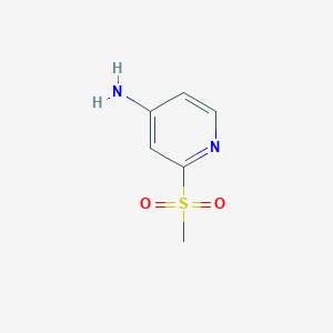 molecular formula C6H8N2O2S B3030694 4-Amino-2-(methylsulfonyl)pyridine CAS No. 944401-88-1