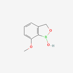 molecular formula C8H9BO3 B3030730 7-Methoxybenzo[c][1,2]oxaborol-1(3H)-ol CAS No. 947163-27-1