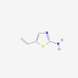 molecular formula C5H6N2S B3030744 5-Vinylthiazol-2-amine CAS No. 948905-80-4