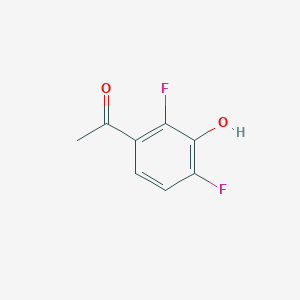 molecular formula C8H6F2O2 B3030751 1-(2,4-Difluoro-3-hydroxyphenyl)ethanone CAS No. 951163-65-8