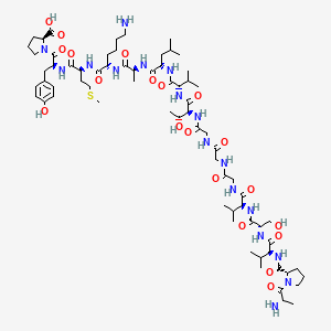 molecular formula C70H115N17O20S B3030755 GRP (1-16) (porcine) CAS No. 95211-11-3