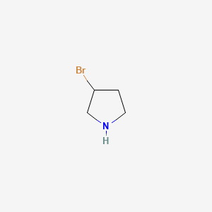 molecular formula C4H8BrN B3030761 3-Bromopyrrolidine CAS No. 952797-35-2