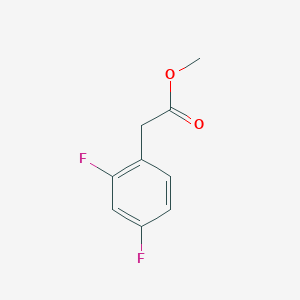molecular formula C9H8F2O2 B3030762 Methyl 2-(2,4-difluorophenyl)acetate CAS No. 95299-17-5