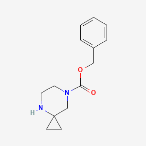 molecular formula C14H18N2O2 B3030767 Benzyl 4,7-diazaspiro[2.5]octane-7-carboxylate CAS No. 954240-30-3