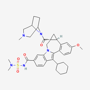 molecular formula C36H45N5O5S B3030792 Beclabuvir CAS No. 958002-33-0