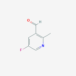 molecular formula C7H6FNO B3030811 5-Fluoro-2-methylnicotinaldehyde CAS No. 959616-51-4