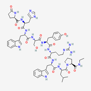molecular formula C64H83N17O12 B3030828 sGnRH-A CAS No. 96497-82-4