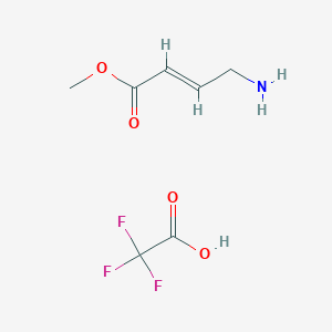 2-Butenoic acid, 4-amino-, methyl ester, (E)-, trifluoroacetate