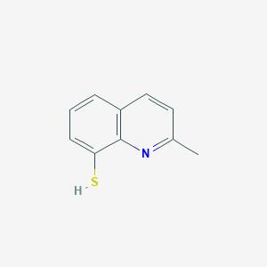 molecular formula C10H9NS B3030897 2-methylquinoline-8-thiol CAS No. 10222-10-3