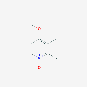 molecular formula C8H11NO2 B3030900 Pyridine, 4-methoxy-2,3-dimethyl-, 1-oxide CAS No. 102625-96-7