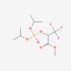 molecular formula C10H18F3O6P B3030929 Methyl 2-[(diisopropoxyphosphoryl)oxy]-3,3,3-trifluoropropanoate CAS No. 108682-52-6