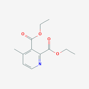 molecular formula C12H15NO4 B3030935 Diethyl 4-methylpyridine-2,3-dicarboxylate CAS No. 110239-03-7