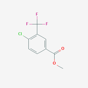 molecular formula C9H6ClF3O2 B3030951 Methyl 4-chloro-3-(trifluoromethyl)benzoate CAS No. 115591-64-5