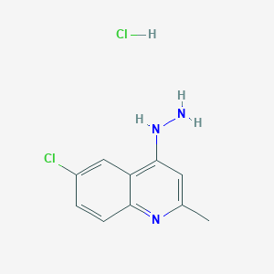 6-Chloro-4-hydrazino-2-methylquinoline hydrochloride