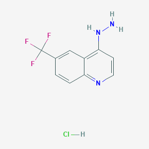4-Hydrazino-6-trifluoromethylquinoline hydrochloride