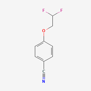 molecular formula C9H7F2NO B3030976 4-(2,2-Difluoroethoxy)benzonitrile CAS No. 1184375-73-2