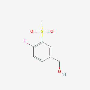 4-Fluoro-3-(methylsulfonyl)benzyl alcohol