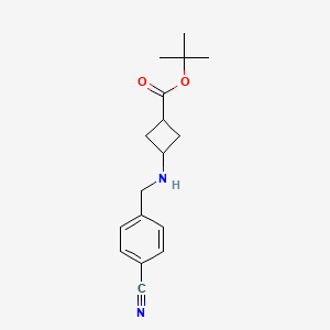 Tert-butyl 3-(4-cyanobenzylamino)cyclobutanecarboxylate