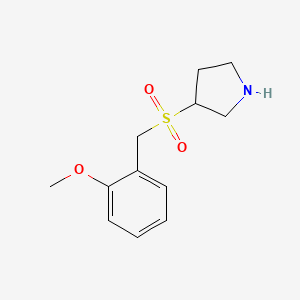 3-(2-Methoxybenzylsulfonyl)pyrrolidine