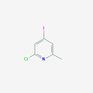 molecular formula C6H5ClIN B3031006 2-Chloro-4-iodo-6-methylpyridine CAS No. 1227592-89-3
